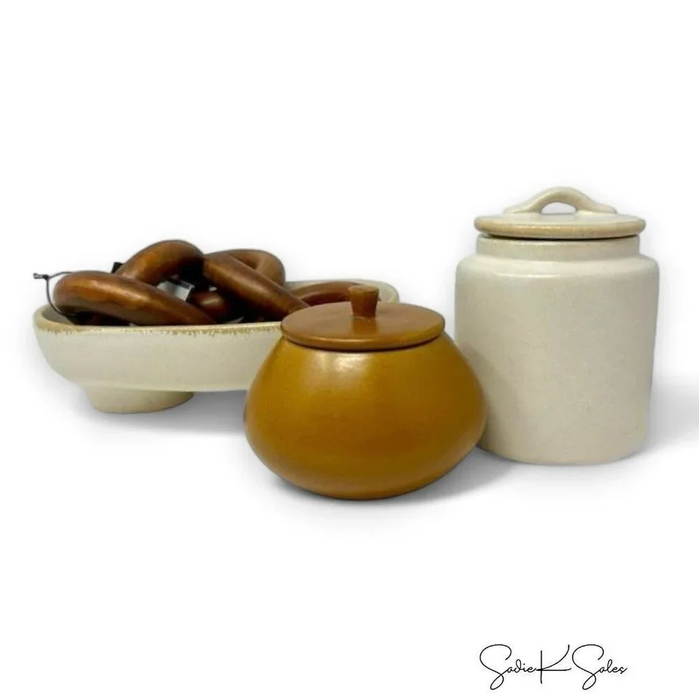 Large Cream Canister - Threshold Studio McGee